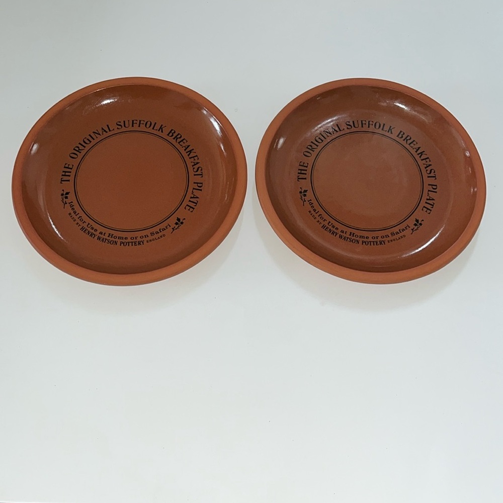 Two Collector “ The Original Suffolk Breakfast Plate”  Plates